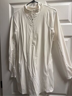 lululemon athletica Long Sleeve White Active dress